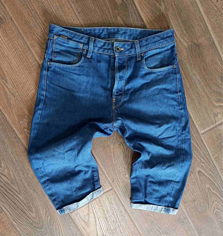Мъжки къси дънки G-Star Raw модел 3301