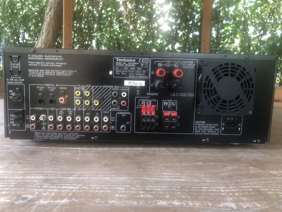 Amplituner Technics SA-DX 850 defect