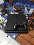 Ps 4 slim impecabil 2 manete 3 jocuri cadou PlayStation 4