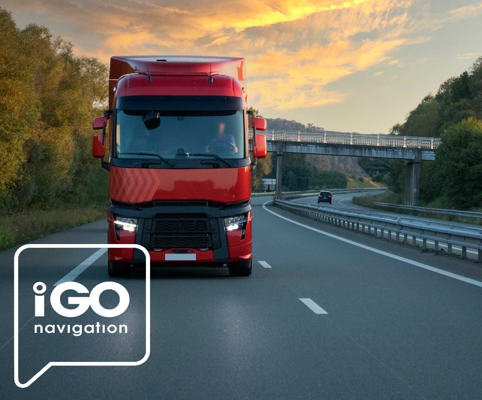 IGO navigation за камиони + всички карти на Европа
