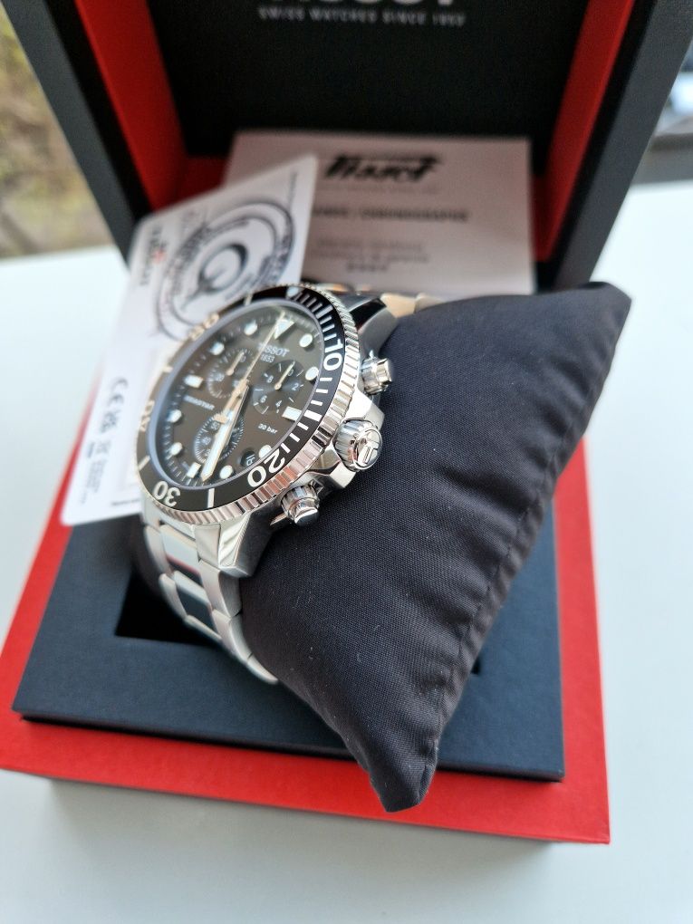 Garantie 2 ani Tissot Seastar 1000 Chronograph NOU, full-box