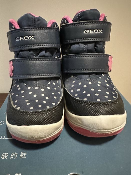 Ghete / cizme iarna Geox Amphibiox, impermeabile, 26 EU, talpic 17 cm