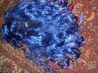 peruca albastra par lung