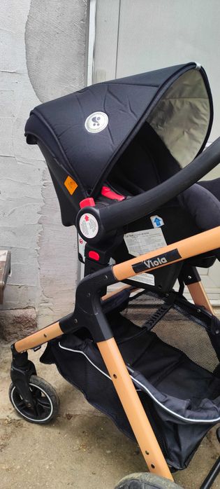 Carucior nou nascut 3 in 1 Lorelli Viola 22Kg + Geanta + Plasa insecte