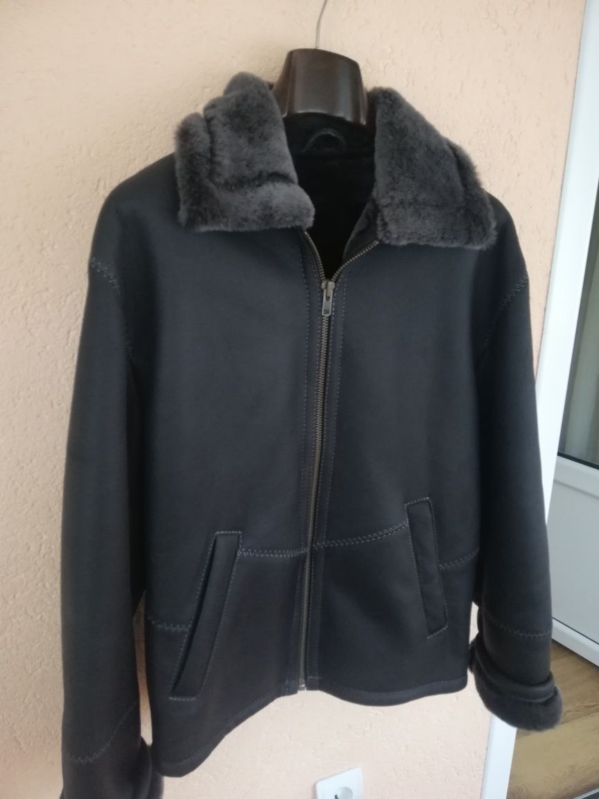 Geaca piele bărbati Casa Teo M model Aviator