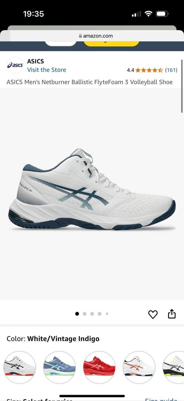 Кроссовки Asics Ballistic FF3 из США размер  US6, Eur 39,