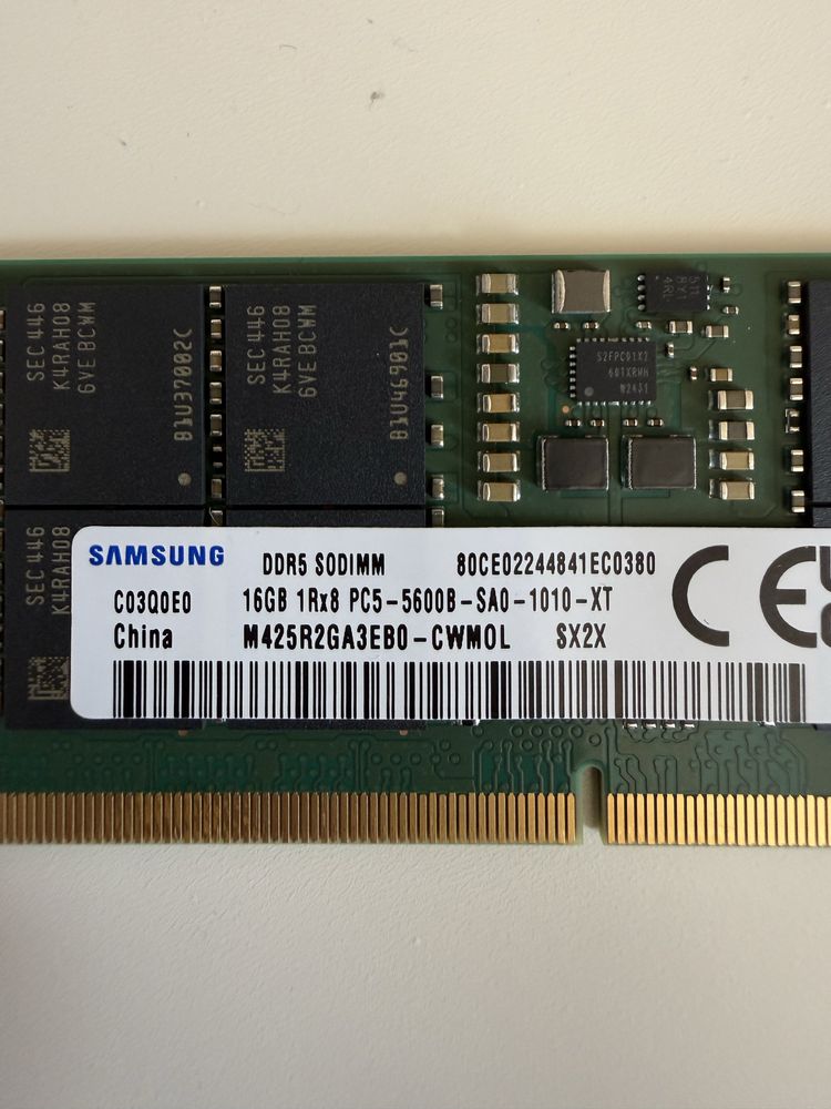 32gb RAM DDR5 5600 Samsung за лаптоп