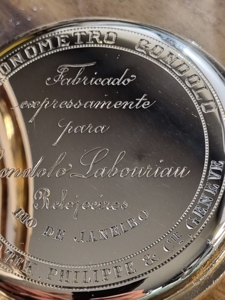 Златен джобен часовник Patek Philippe Chronometro Gondolo