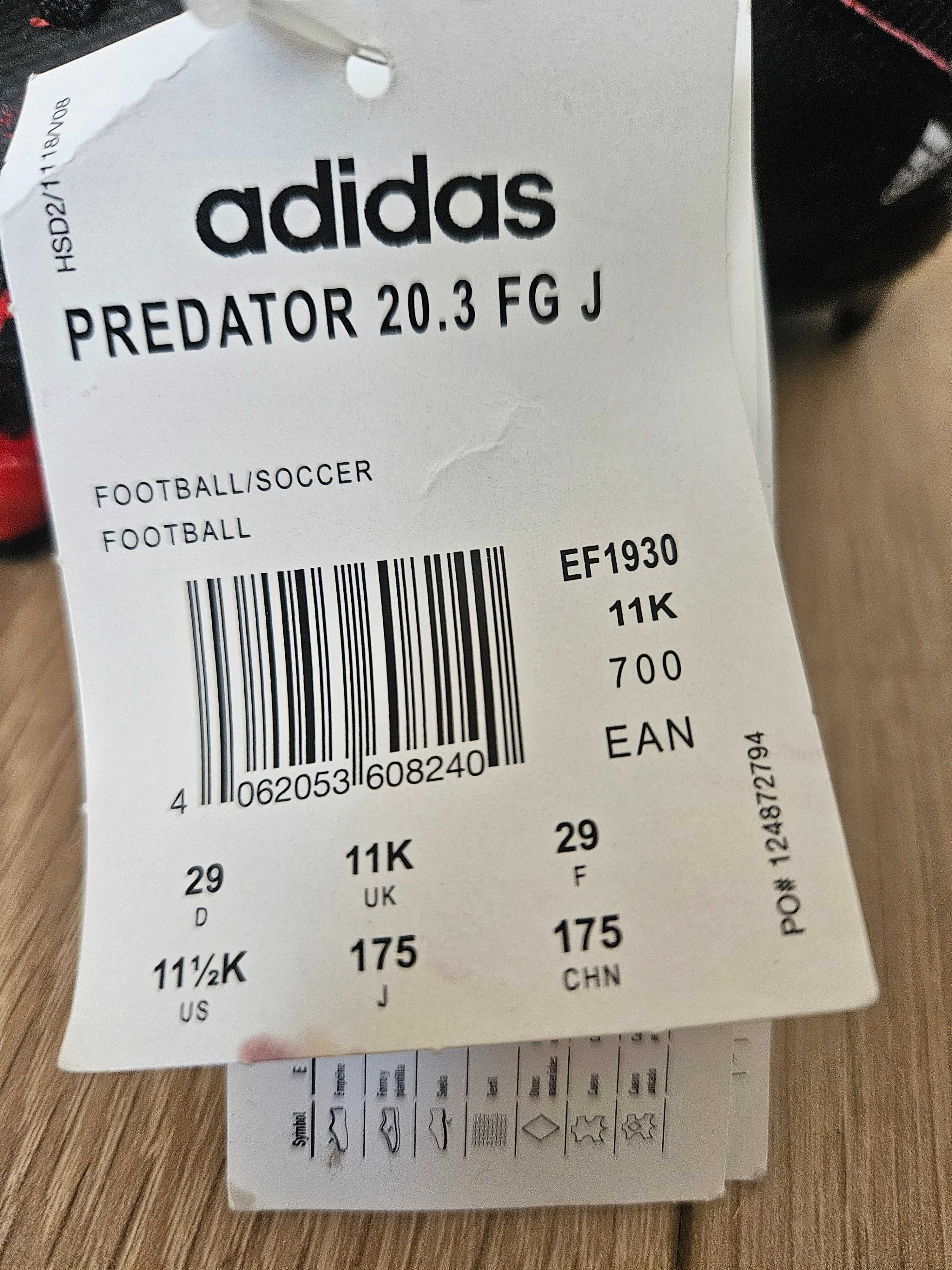 Детски футболни обувки ADIDAS PREDATOR 20.3 FG J