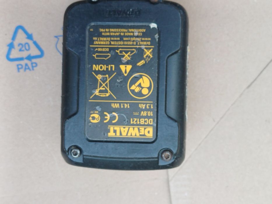 Baterie Dewalt DCB132 10,8v  12v   1,5A cu celule Samsung noi