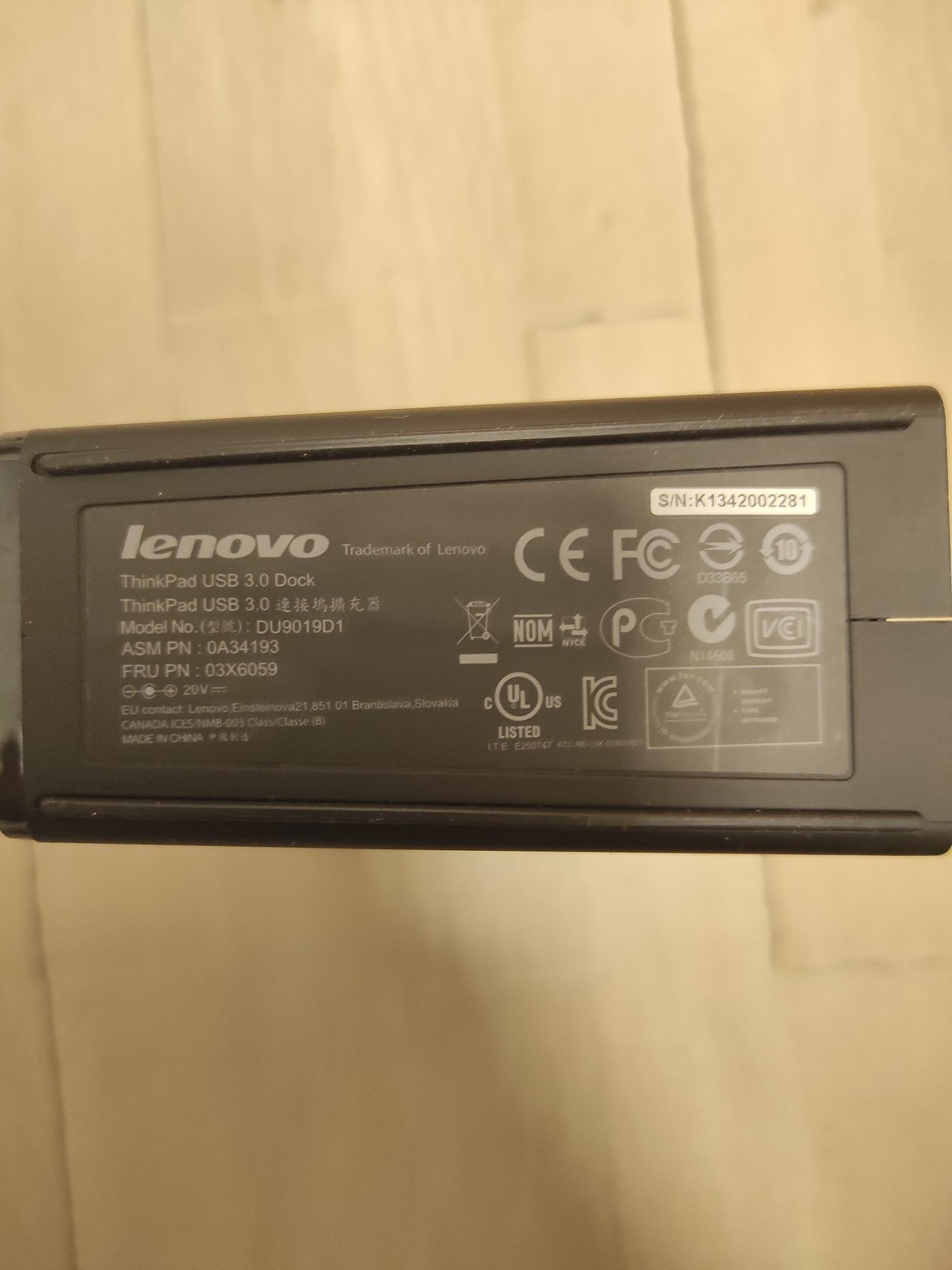 Dock Lenovo Thinkpad USB 3.0