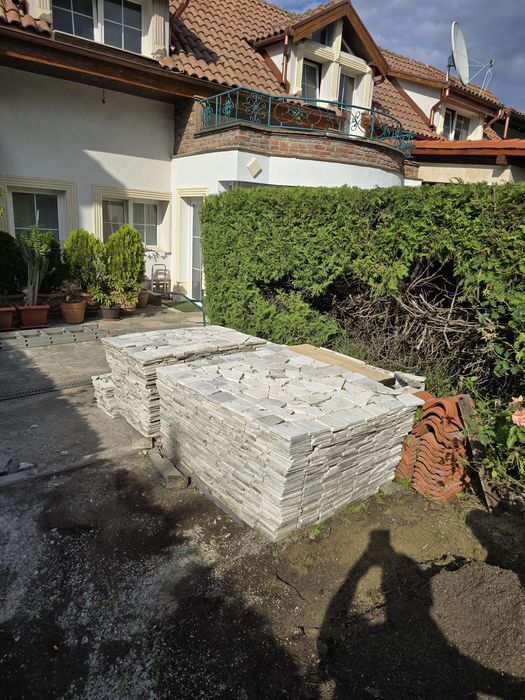Vand piatra naturala pentru pavaje sau placare curte, gradina