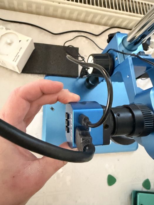 Microscop Sunshine R360 Pro, Albastru cu camera 4K nou