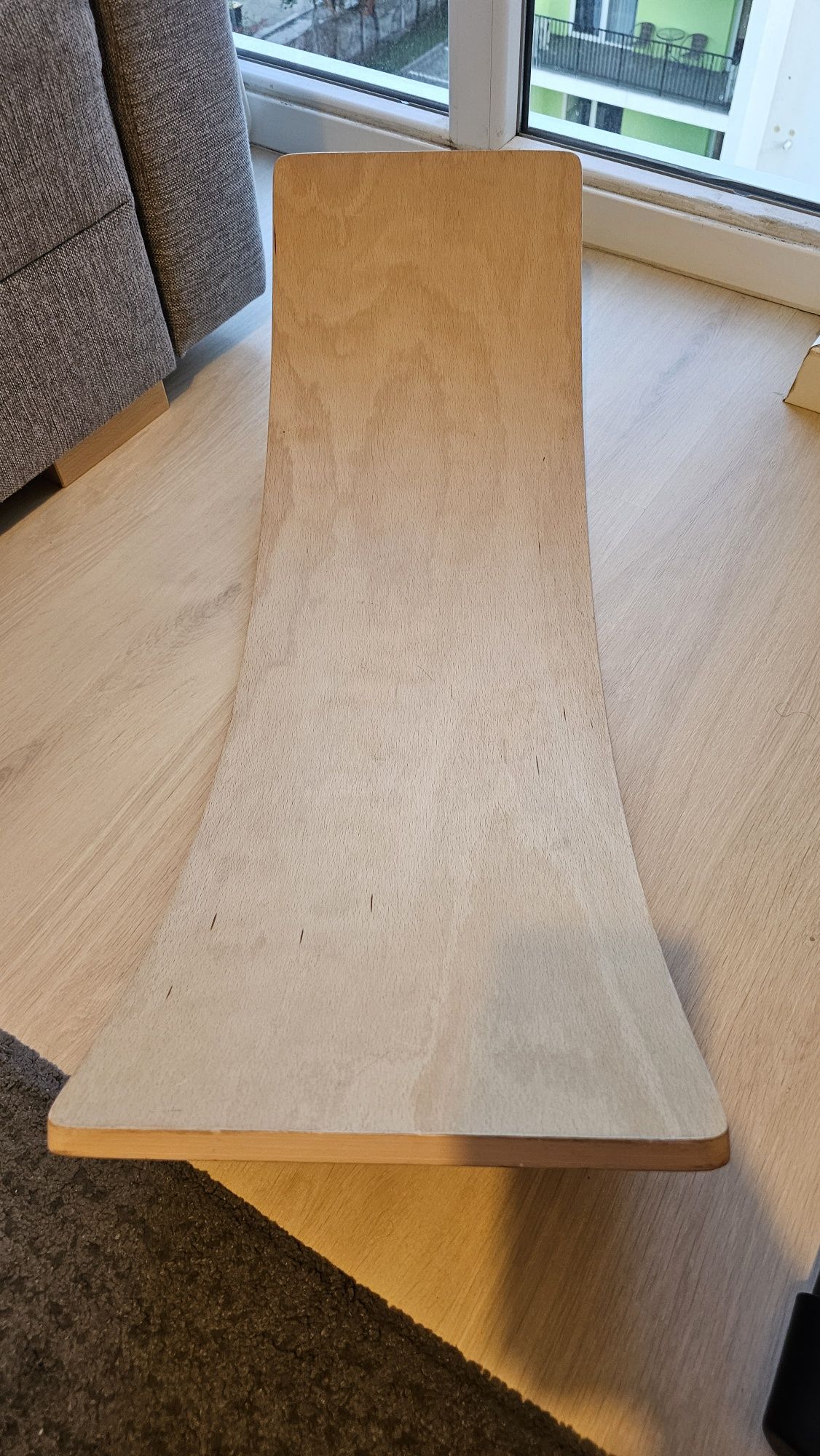 Balance board - placa de echilibru, din lemn, natur, stare buna