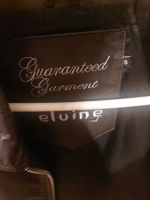 Кожено яке elvine размер S
