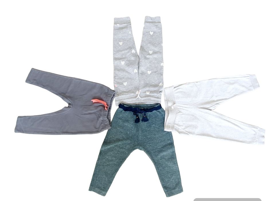 Lot 1.5-2 ani pantaloni trening 86-92 cm, Zara, H&M, fete