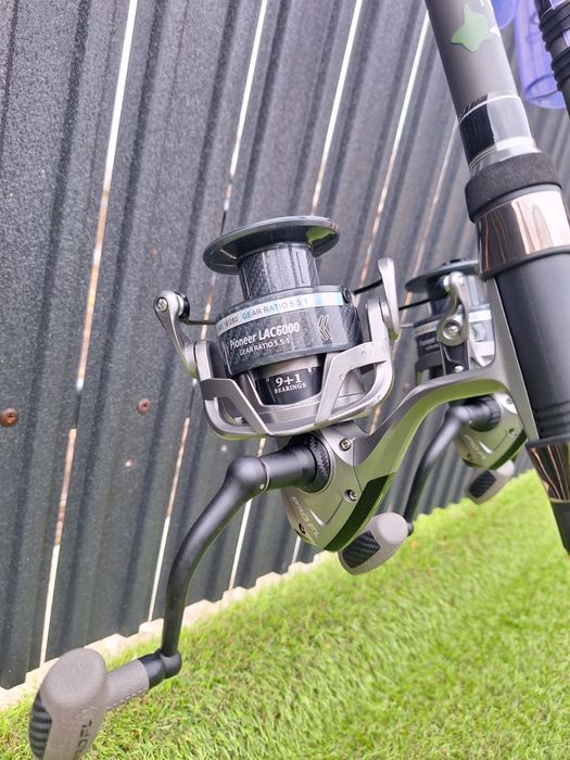 Set 4 Telecarp Camo 3.9m, 3.5 lbs Diamant + 4 mulinete LAC Pro Fl 6000