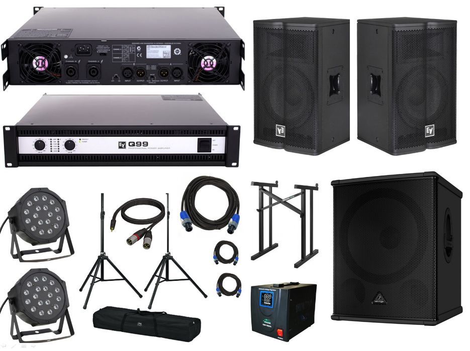 Inchirez echipament de sonorizare, Boxe la diferite evenimente, sunet