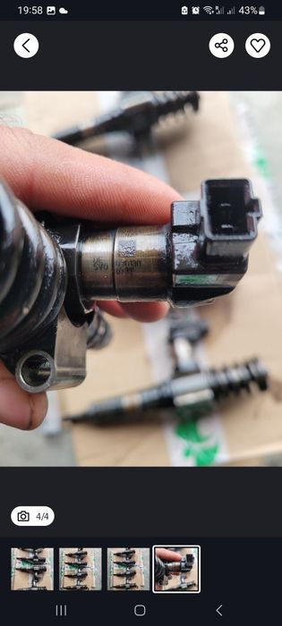 Vand set 4 injectoare 2.0 BRD TOURAN.AUDI