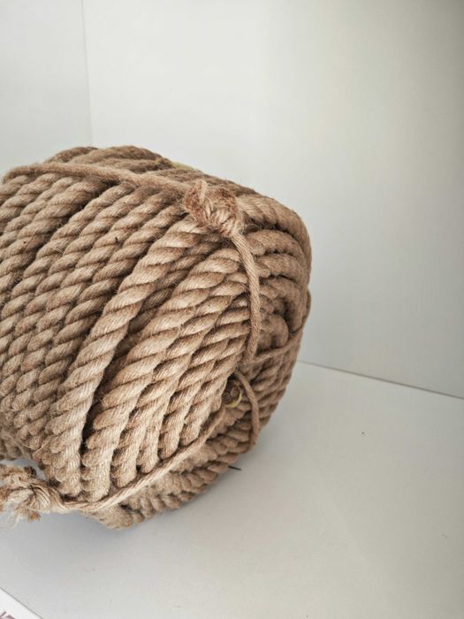 Канат джутовый 12мм,14мм , верёвка,бечевка, шнур