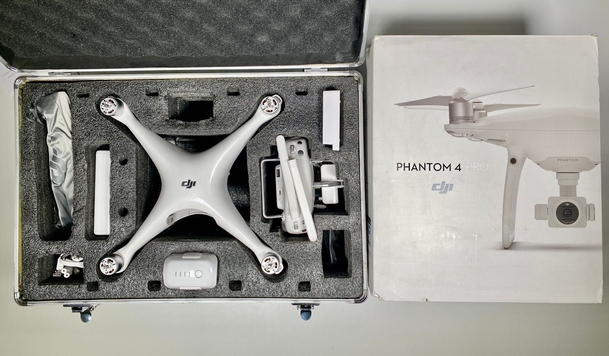 DJI Phantom 4 Pro + filtre ND + accesorii + cutie transport