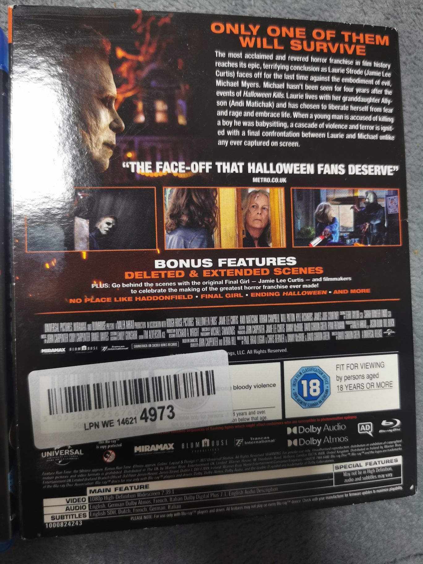 Trilogia horror Halloween Blu-ray
