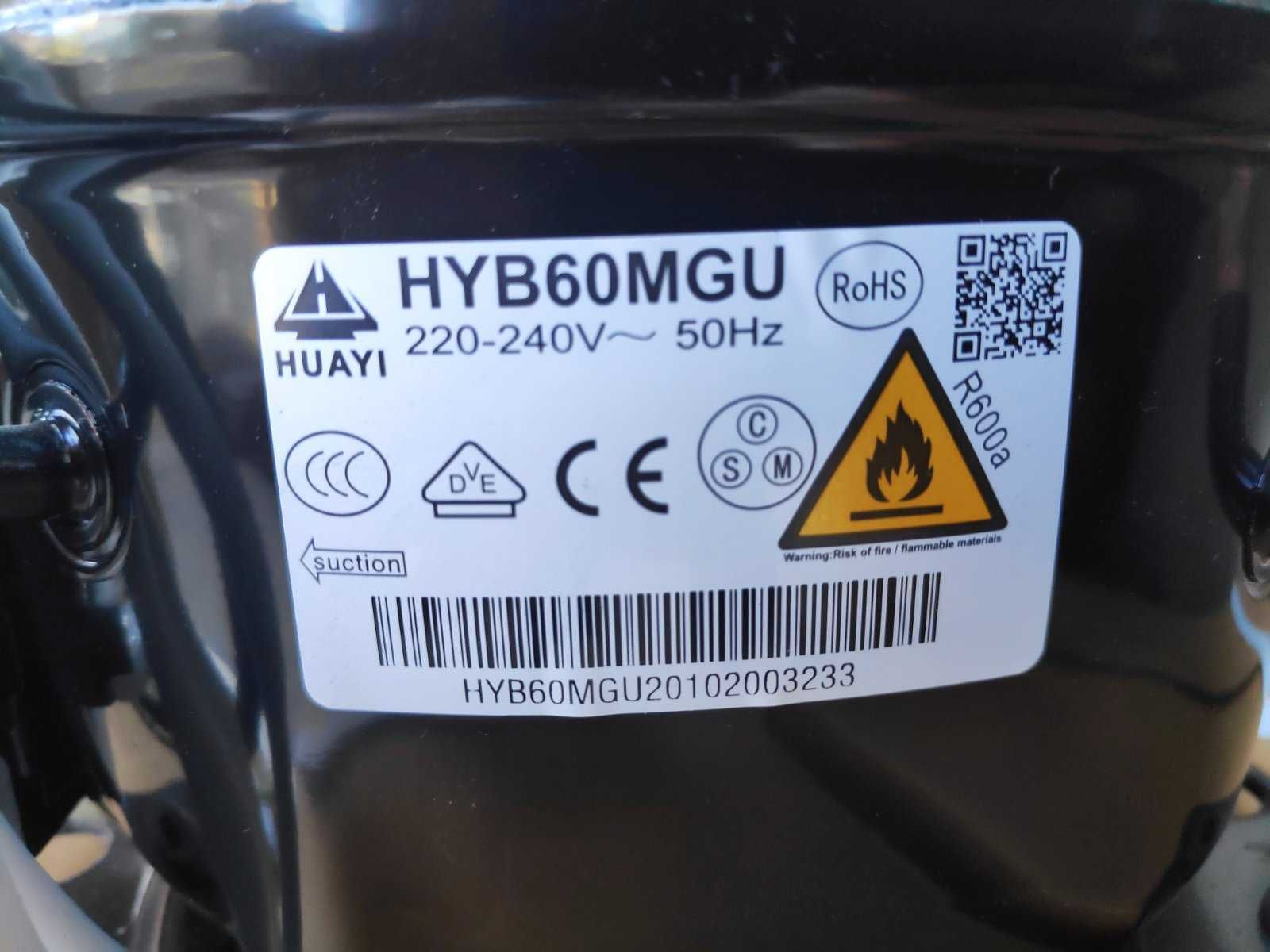 Нови компресори HYB60MGU/2,5MF/ZHB38- r600 за хладилник 100-200 литра.