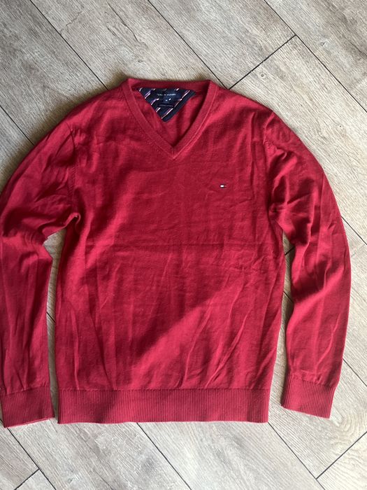 Tommy Hilfiger : Cotton Cashmere V Neck - 5% Кашмир размер М /Оригинал