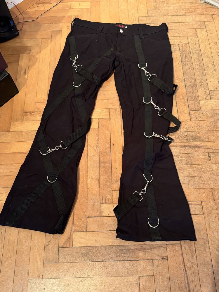 Aderlass gothic cargo punk pants
