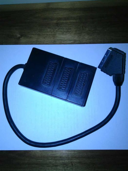 adaptor priza multipla euroscart 3 cai