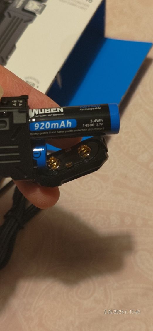 Фенер wuben x2 pro Вубен