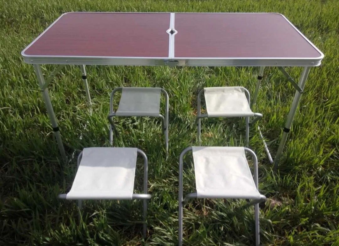 Стол раскладной для пикника с 4 стульями Алматы