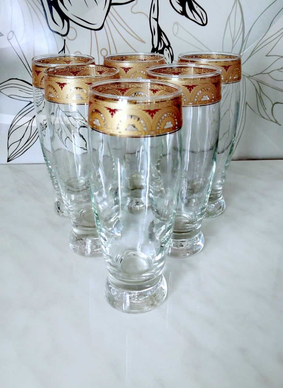 Продам стеклянные стаканы для холодных напитков