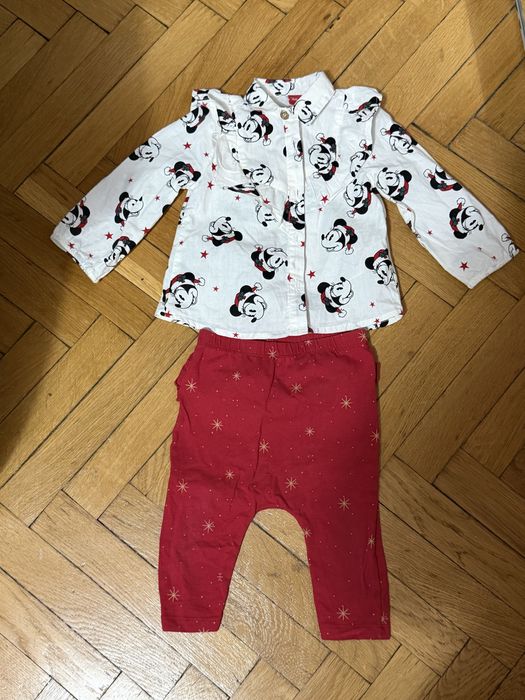 Set mos craciun mickey mouse 6-9 luni