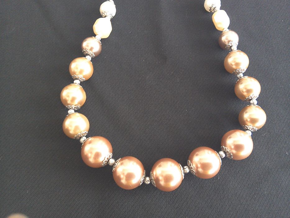 Colier perle Avon, degrade cu închidere reglabilă: lungi/scurte