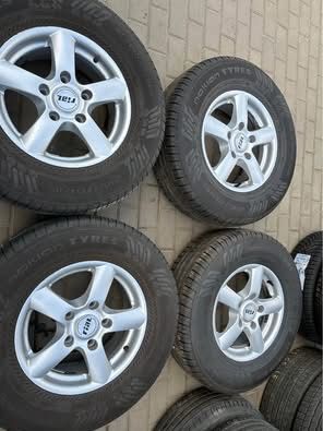 Set jantealiaj pe 16 5x139,7 cu cauciucuri noi 245/70/16