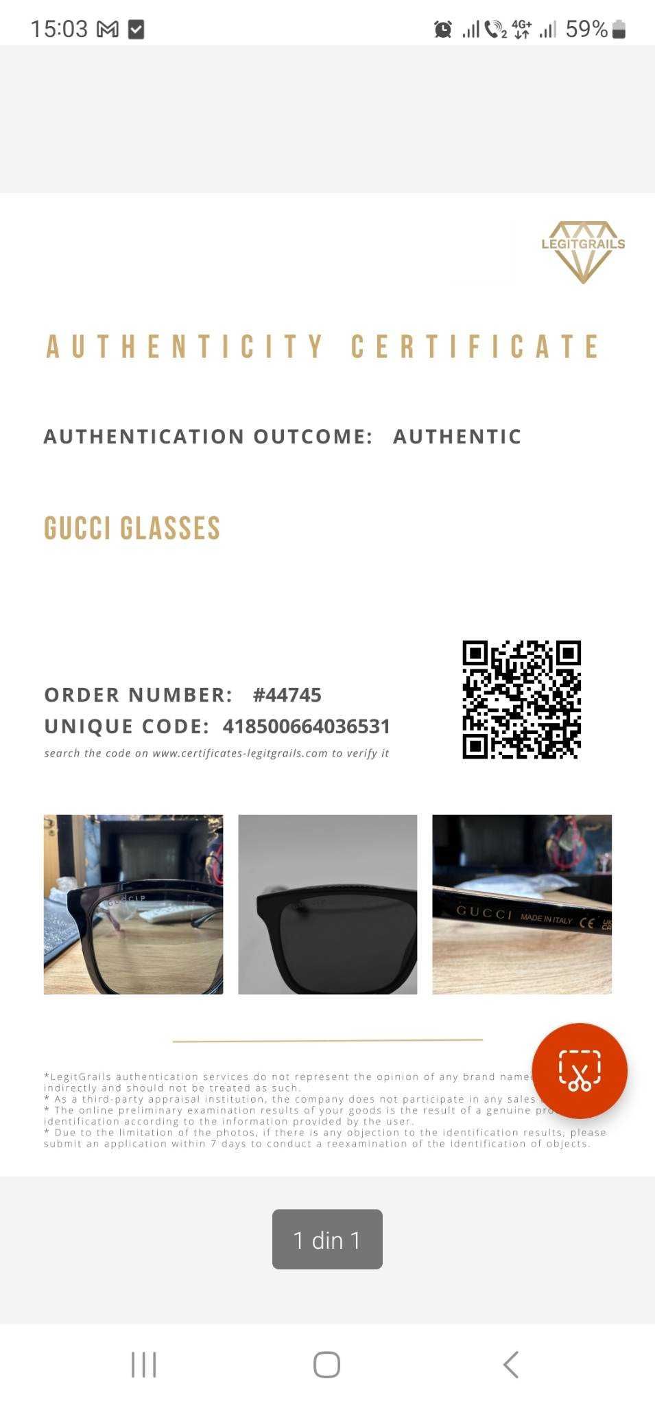 Ochelari de soare Originali Gucci cod model GG0081SK 001/002