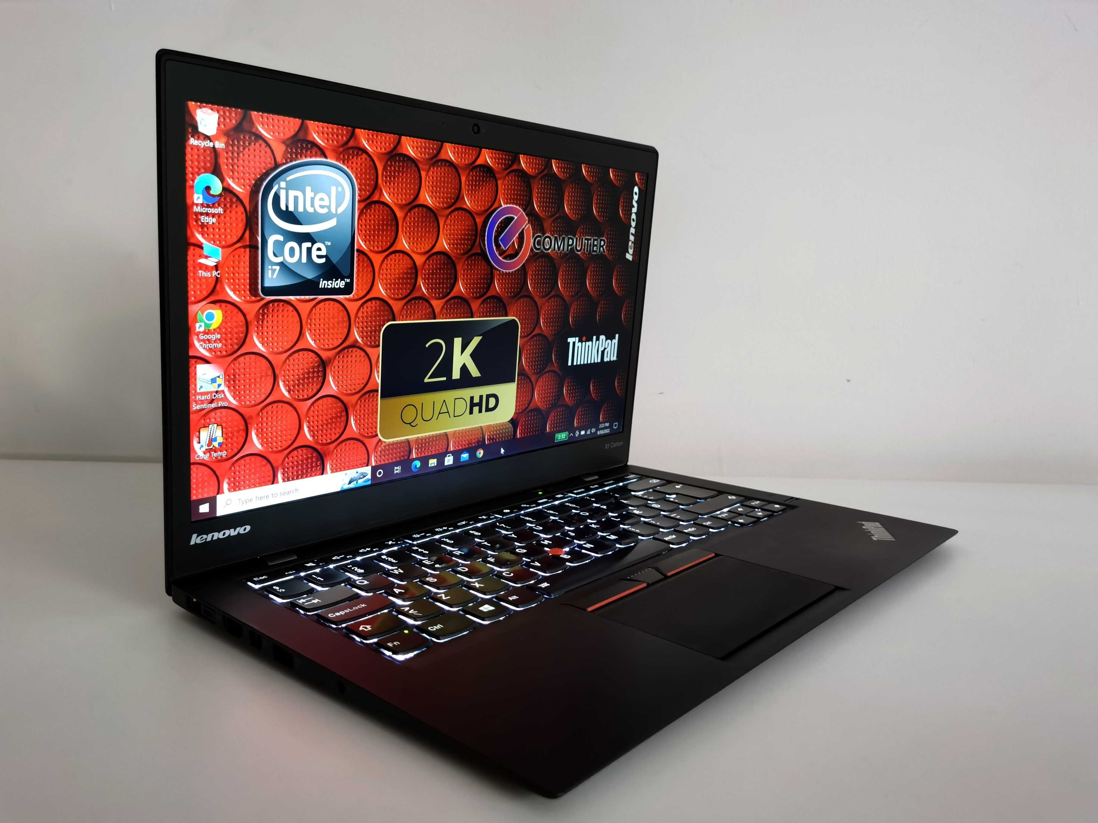 Laptop Lenovo X1 CARBON i7 SSD ultraslim FULLHD IPS. Garantie !