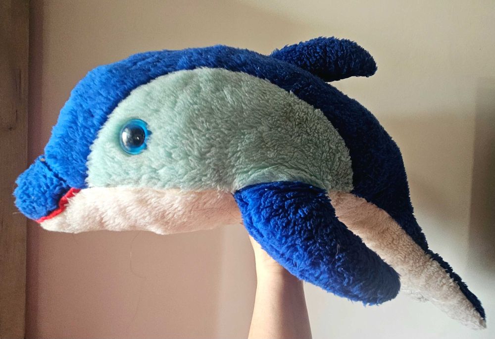 Голям плюшен делфин