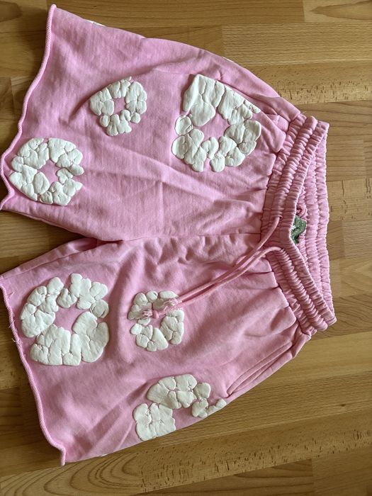 Pantaloni denim tears roz marimea M