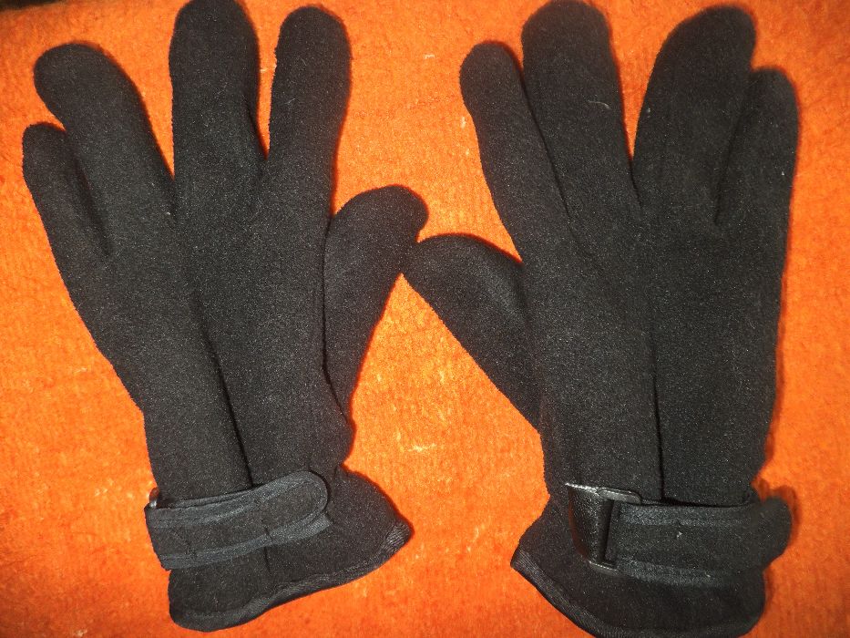 Черни ски ръкавици