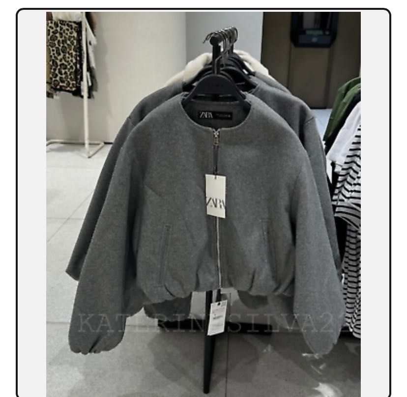 Zara бомбър якеL