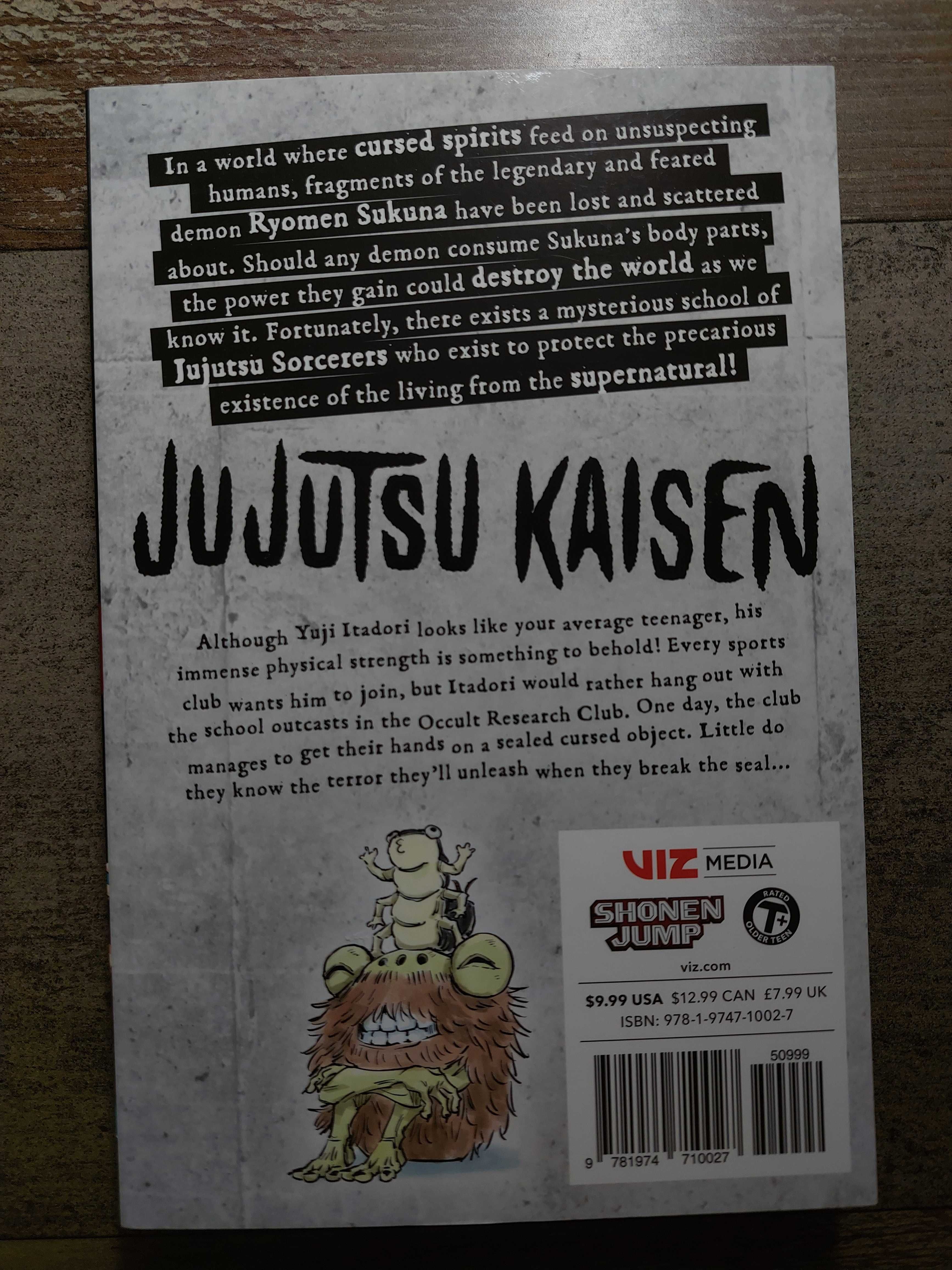 Manga- Jujutsu Kaisen, Vol. 1