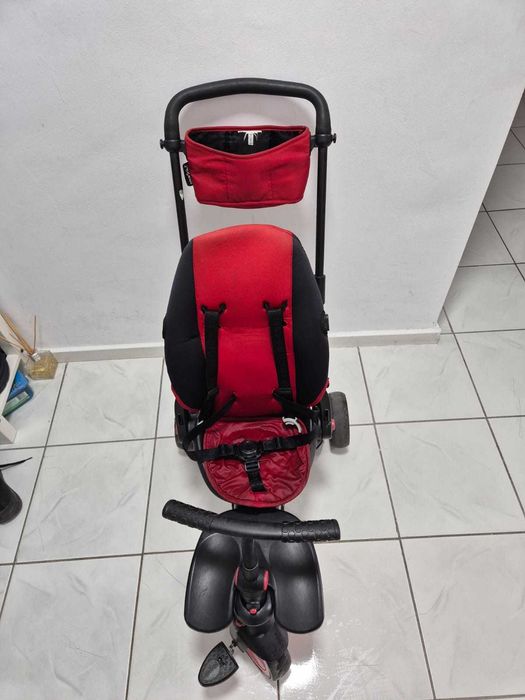 Tricicleta pliabila Smart Trike rosu