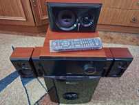Boxe 5.1 Serioux HT5100C, 140W RMS, Rosu