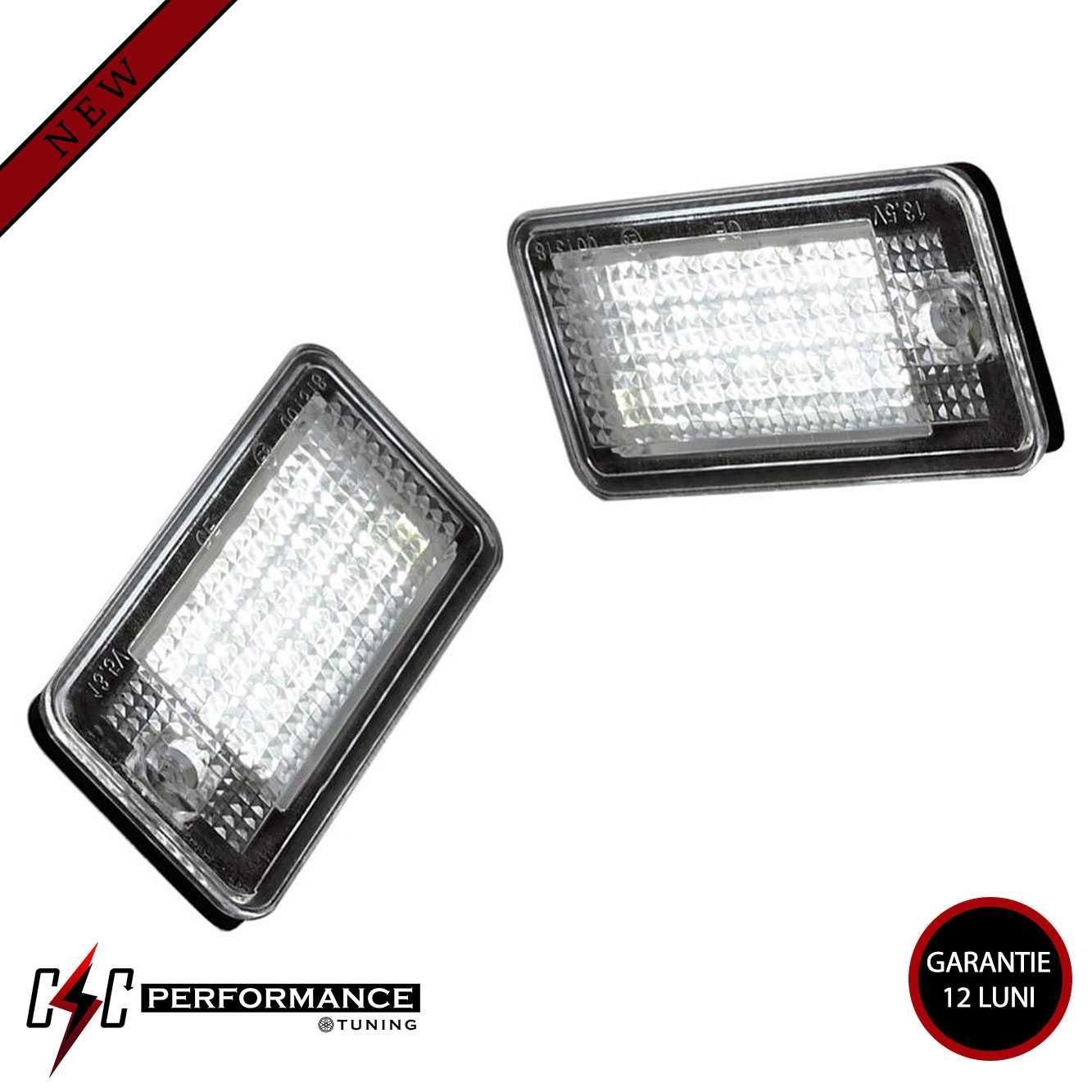 Set 2 Lampi numar LED pentru Audi A3, A4 B6 /B7, A6 4F, Q7, A8