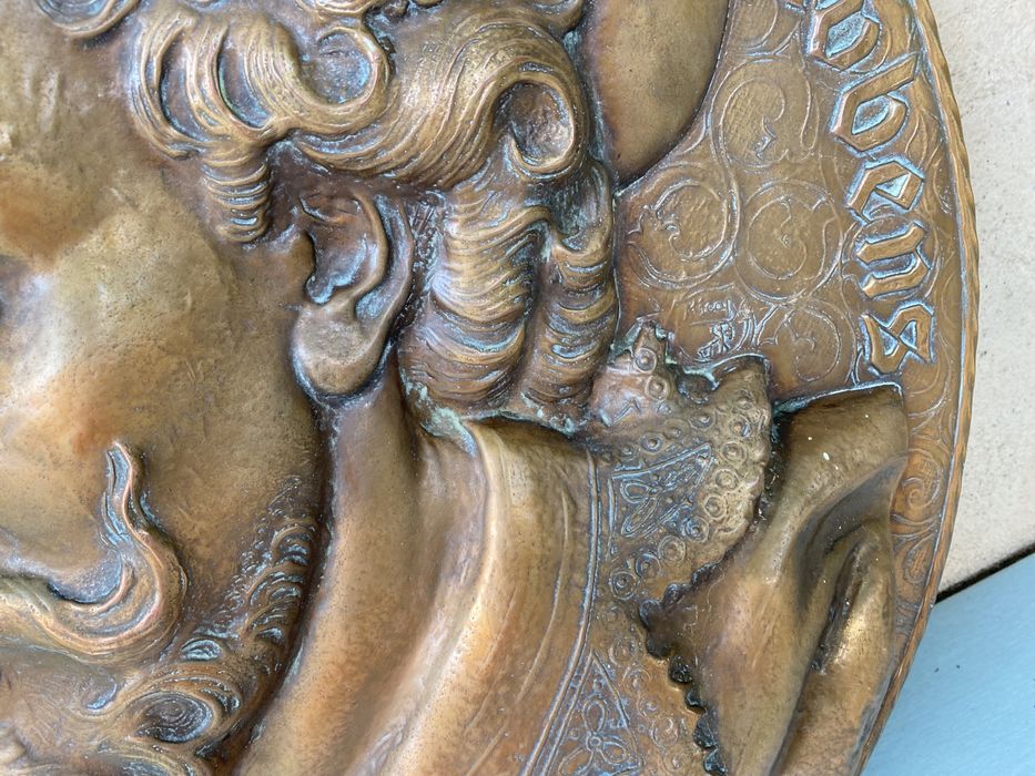 Огромно френско пано за стена от мед художник