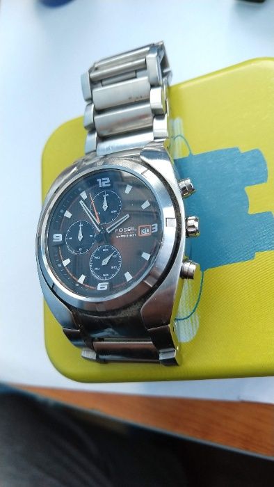 Ceas Barbatesc Fossil Original + cutie