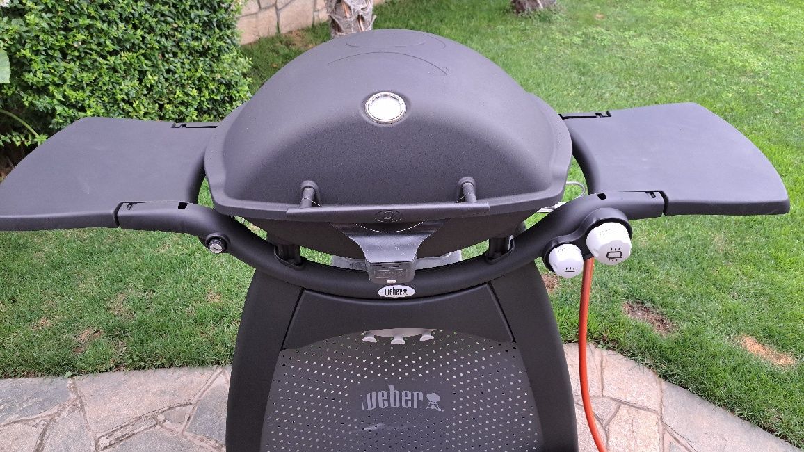 Газово барбекю Weber Q3200 с ЧИСТО НОВИ ГОРЕЛКИ