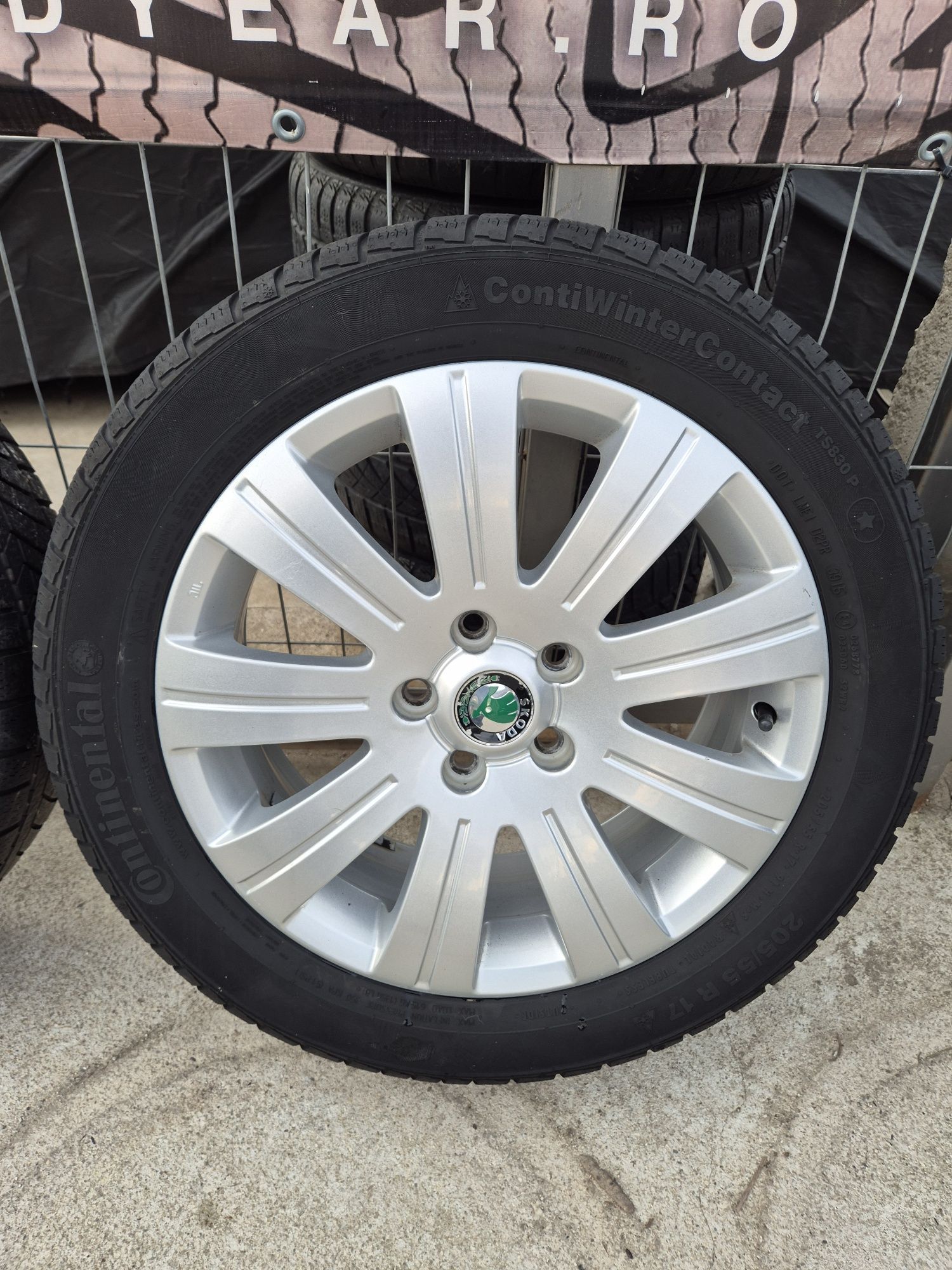 Джанти Skoda 17 цола 5х112 , 6j , et45 , 205/55/17 Vw Seat  Audi